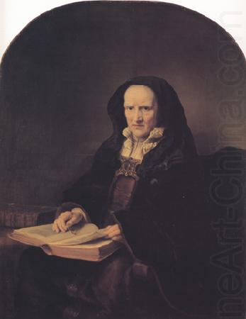 Historiated portrait of an 81 year-old Woman (mk33), Ferdinand bol